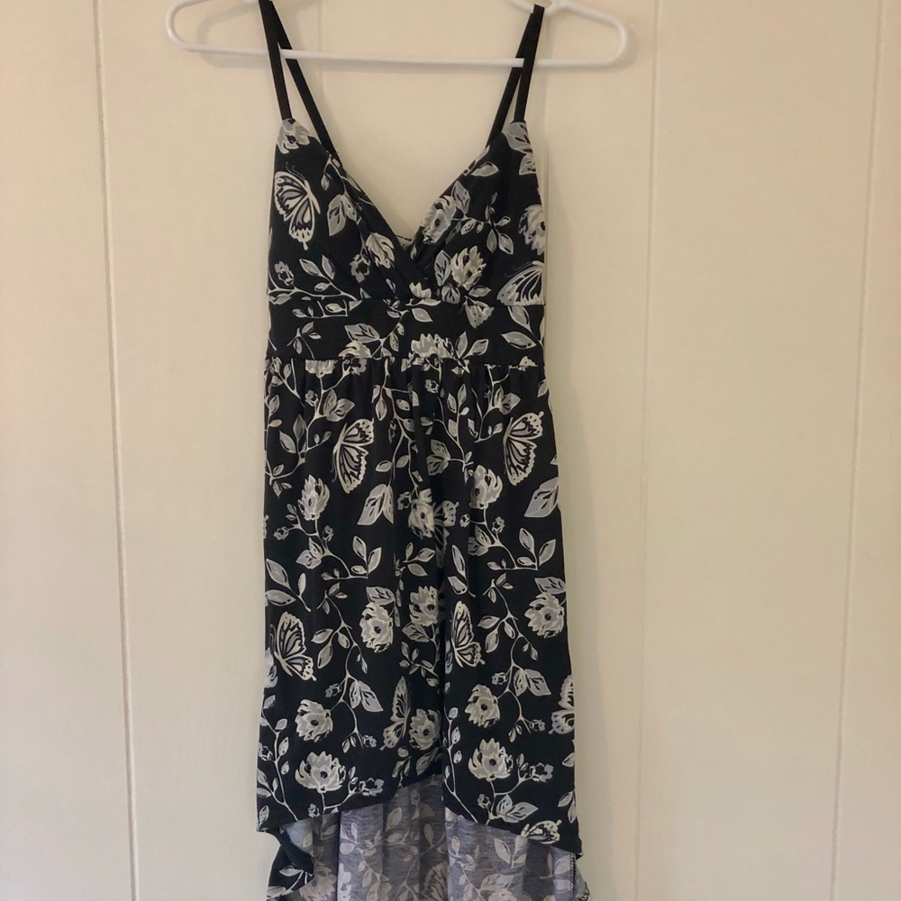 Derek Heart size S floral high low padded dress